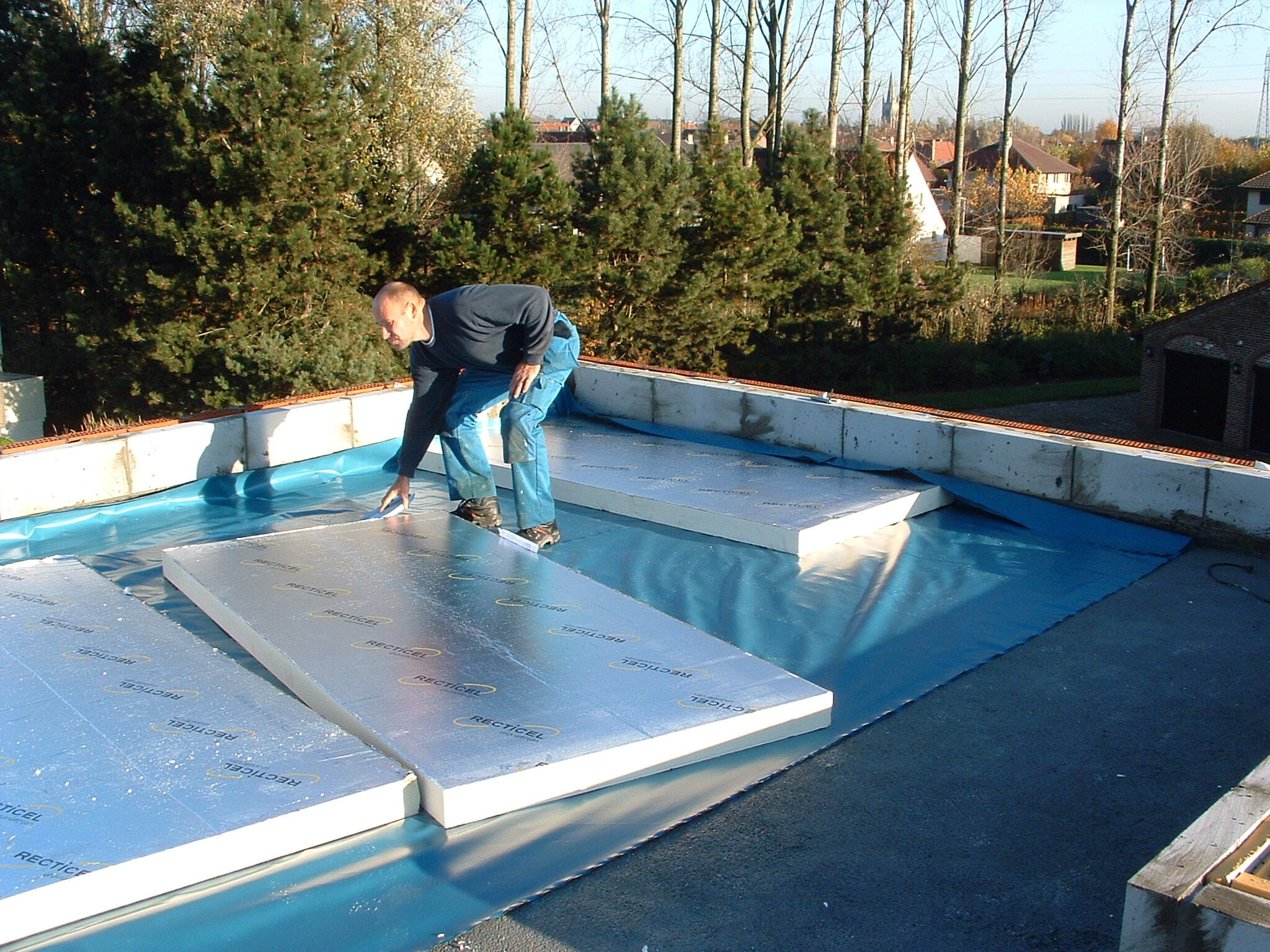 70 mm x 1200 x 600 Recticel Eurothane Silver Rd 3.15 (7 st/pk)