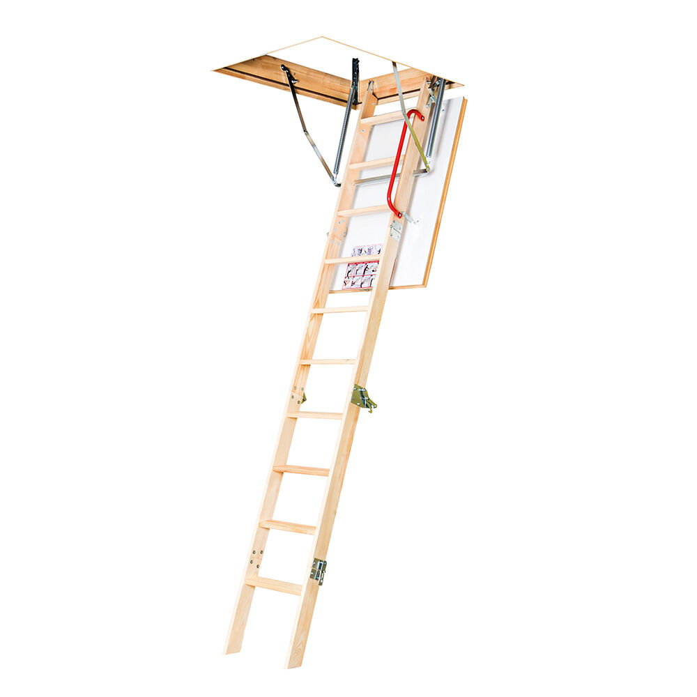 Fakro 4-delige Zoldertrap LWK 60 x 100 cm bakhoogte 14 cm
