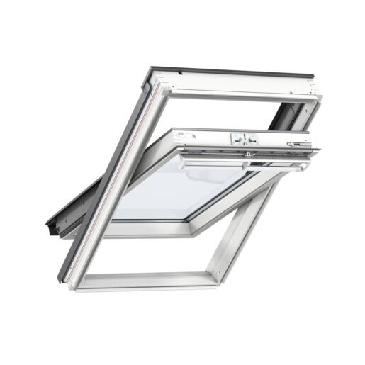 Velux Tuimelvenster GGL SK06 2070 - 1140 x 1180 wit gelakt Veiligheidsglas 
