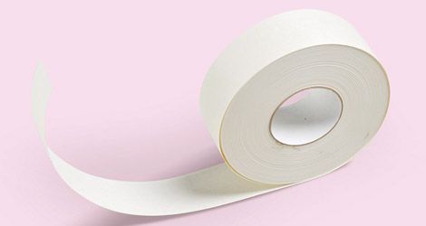 Wapeningsband papier 50 mm breed rol 75 m1