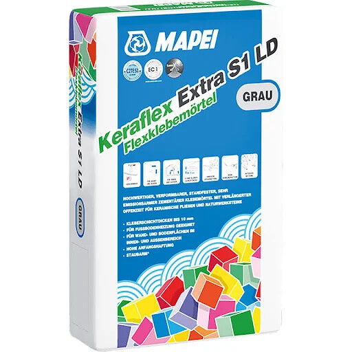 Mapei Keraflex Extra S1 grijs (LD) 20 kg (50 zk/pal)