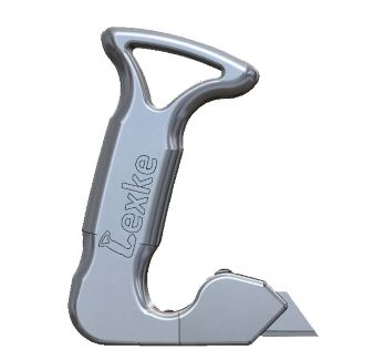 Lexke Ergo mes staal, ergonomisch snijmes