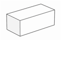 Kalkzandsteen VW Maasformaat 214 x 102 x 82 mm CS16 -45 st/m2 (520 pall/folie)