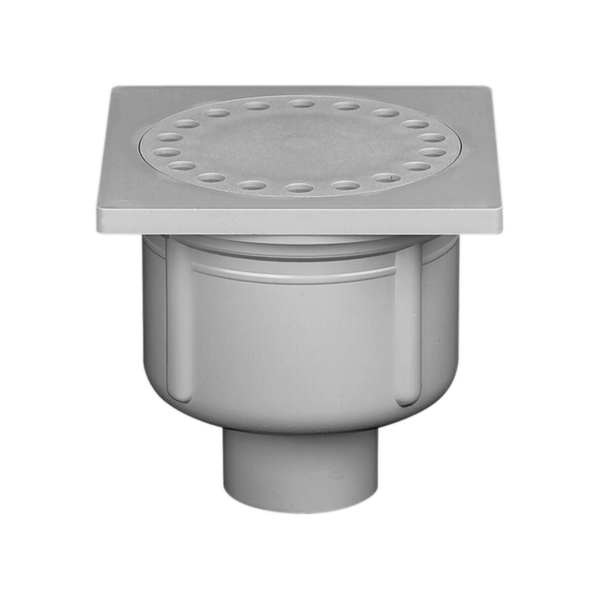 Doucheplug ond-uitloop 10 x 10 OU40 Grijs