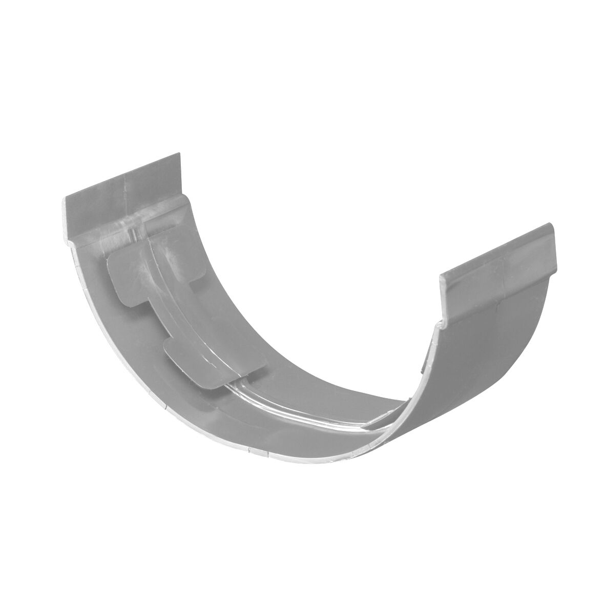 Mastgootverbindingsstuk 100 mm grijs PVC