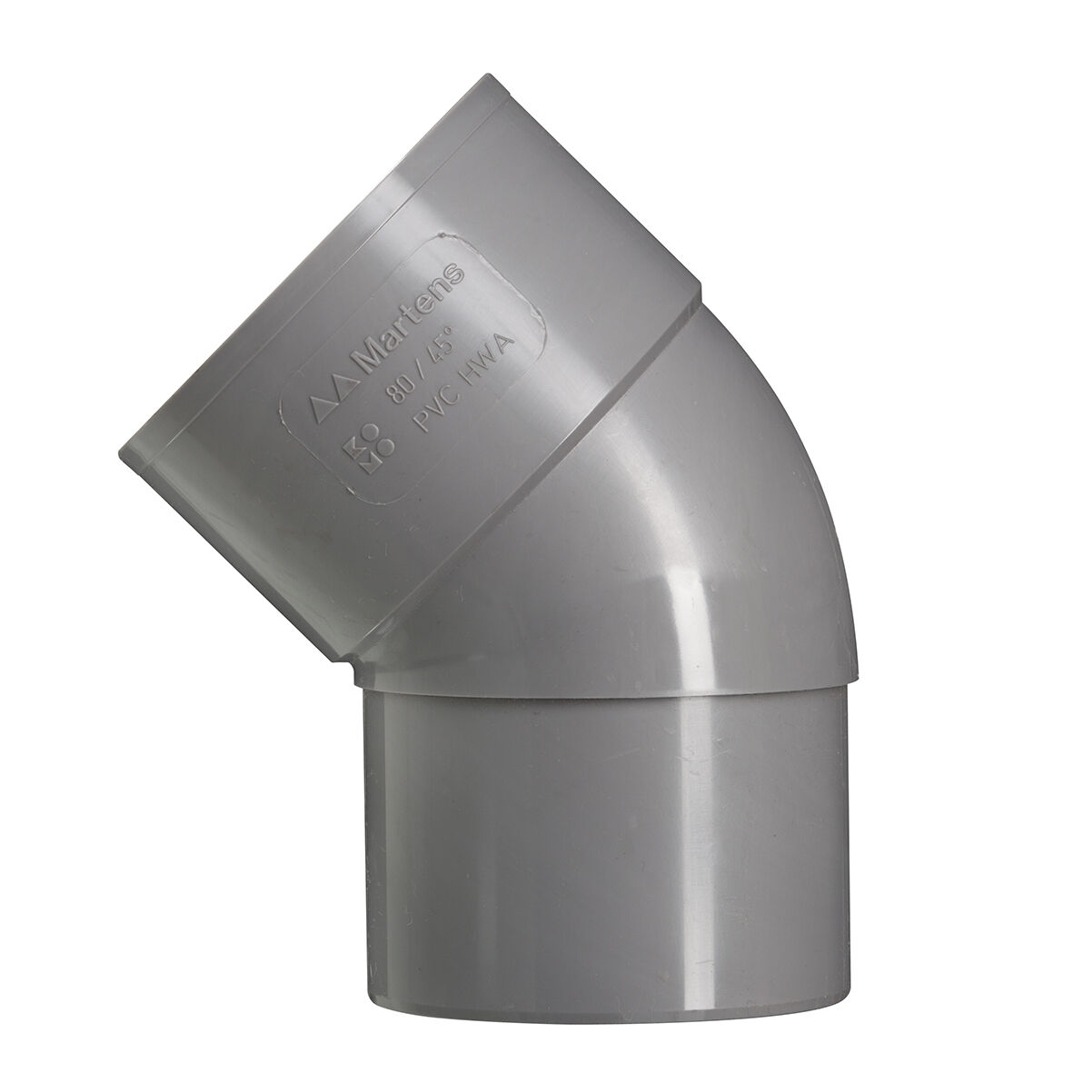 Bocht HWA 80 mm 1xLM45 Mof/verj. | zonder barcode |