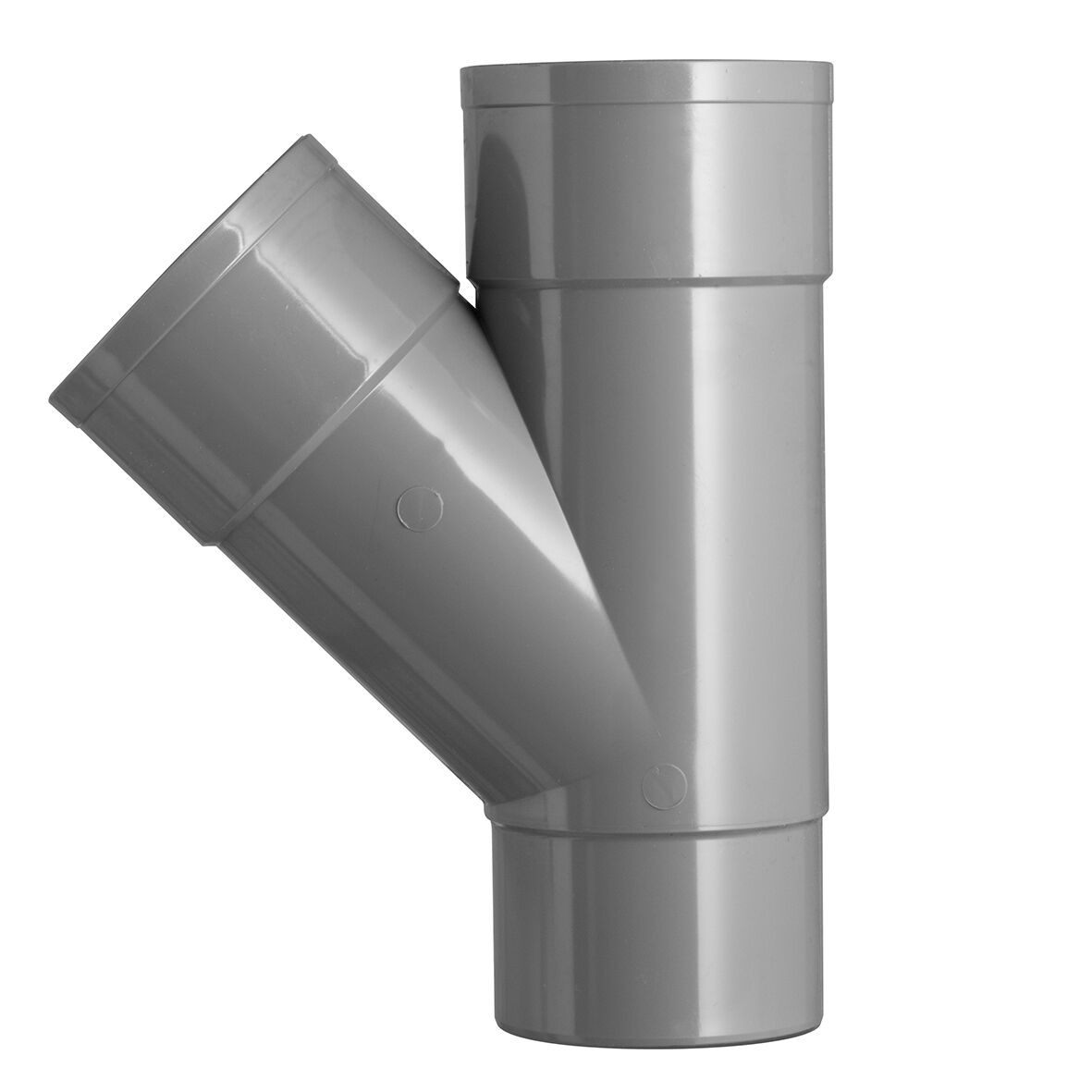 T-stuk 80 x 80 HWA 2xLM45 gr Mof/verj.