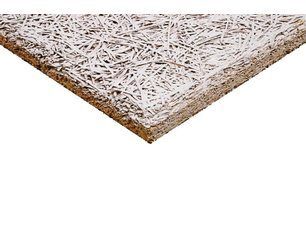 25 mm x 600 x 1200 Houtwolcementplaat ultrafijn 1mm Facet wit