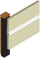 Rockpanel alu profiel A blank 6 x 3055 mm