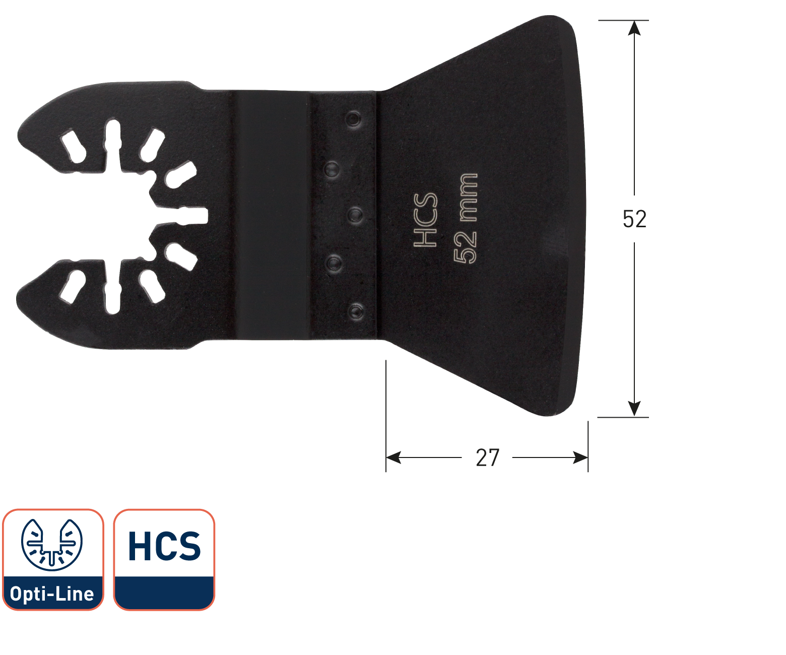 Rotec BASIC 52 OPTI-LINE Schaafijzer 52x27 (vpe 5)