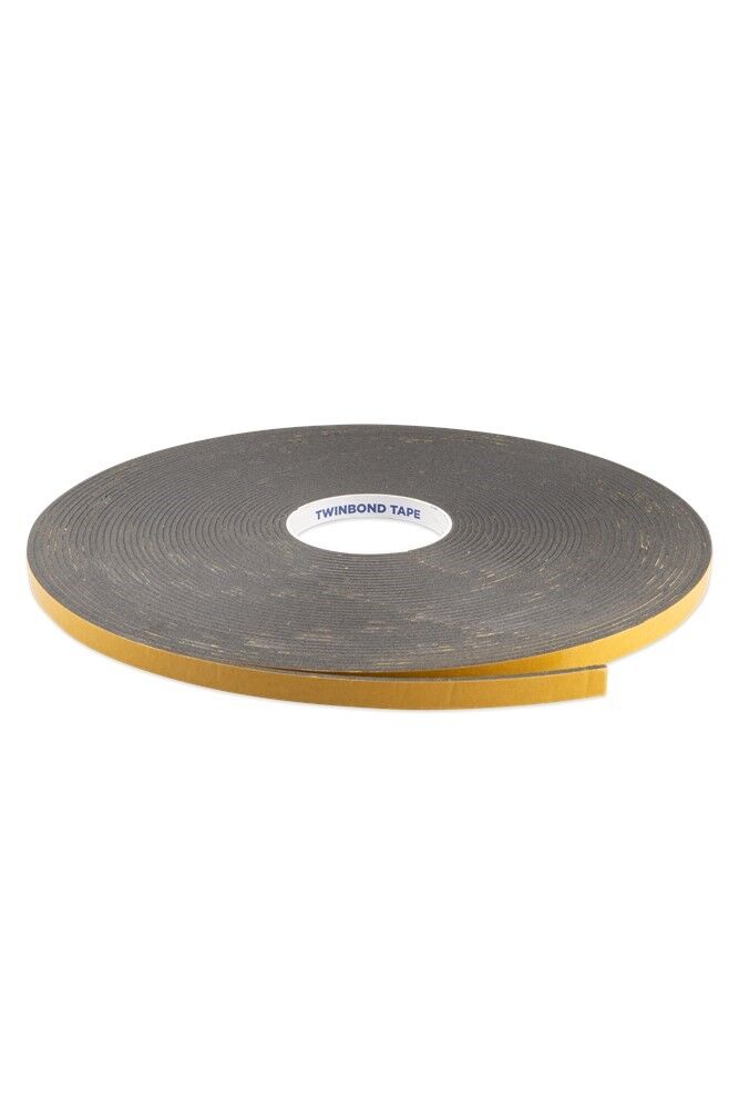 TwinBond Tape dubbelzijdige schuimtape zwart rol 25 m1 x 3 mm