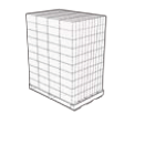 Kalkzandsteen VW Waalformaat 102 x 55 x 214 mm CS16 -75 st/m2 (440 pall/folie)