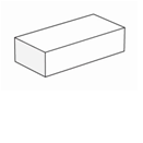 Kalkzandsteen VW Waalformaat 102 x 55 x 214 mm CS16 -75 st/m2 (440 pall/folie)